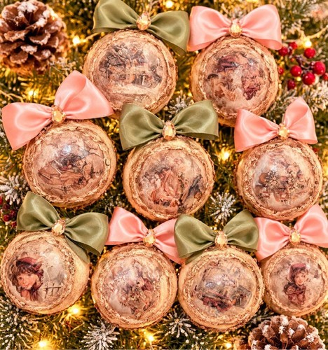 Set victorian christmas - of,