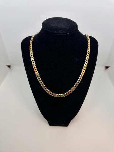 9ct solid gold curb chain - 9ct,