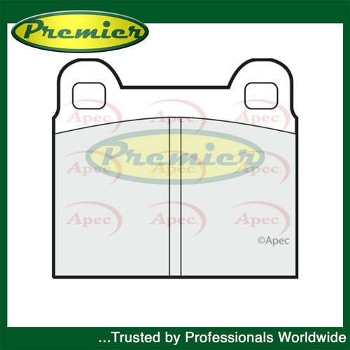 Premier front rear - front, pads
