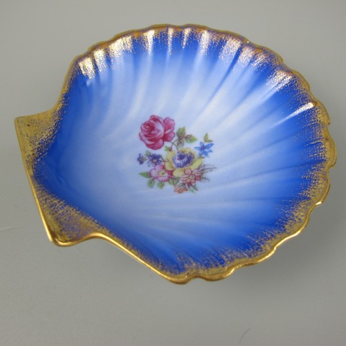 Blue dresden shell dish salt - dresden,