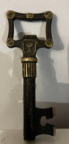 Vintage metal brass - , bottle