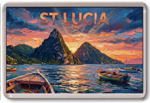 Fridge magnet lucia - ,