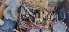 vintage workshop compressor 240v with air hose and tyre inflator