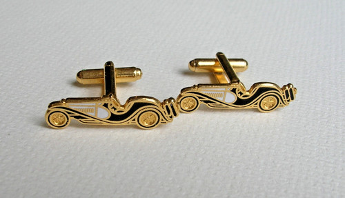 Vintage classic car gold - vintage,