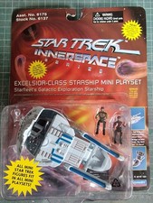 MOC Playmates 1995 Star Trek Innerspace mini playset - U.S.S. Stargazer Starship