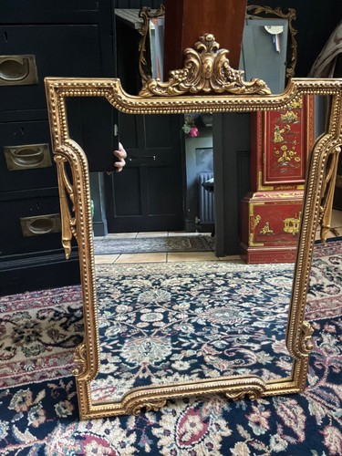 Vintage ornate gold framed - vintage,
