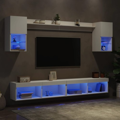 Wall units floating - tv,