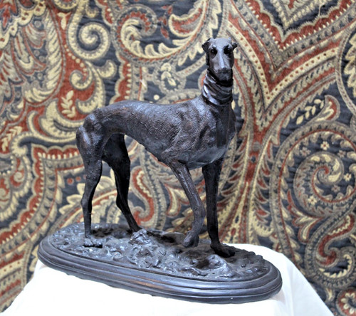 Signed mene greyhound - signed, "mene"