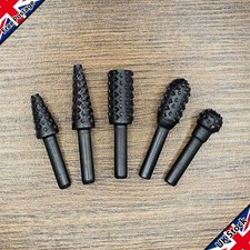 5x 1/4" Steel Wood Drill Bit