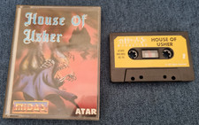 Atari 400 800 etc Cassette Game House of Usher Boxed