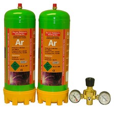 2 disposable Argon gas bottle