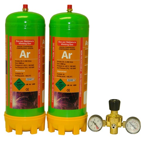 Disposable argon gas bottle - 2,