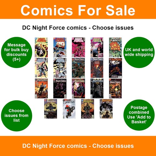 Night force comics - dc,