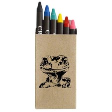 'Happy Leopard Gecko' Coloured Crayon Set (CY00029231)