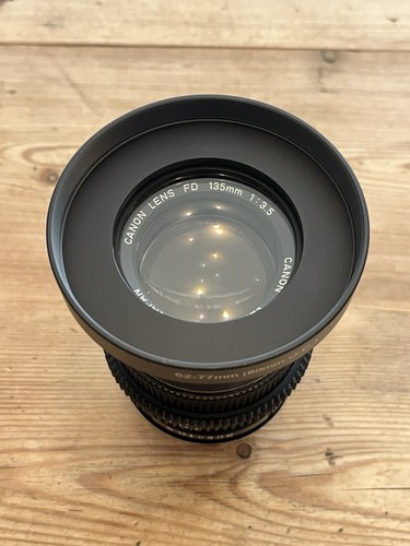 Canon 135mm nfd lens - canon,