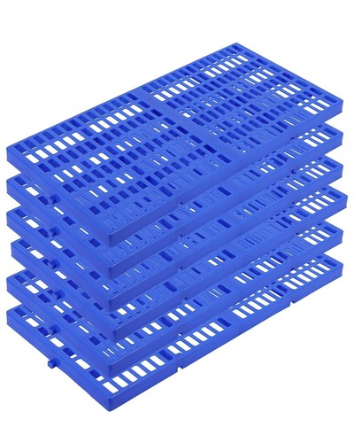 Pack blue plastic pallets - 6-pack,