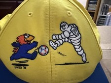 France 98 World Cup Baseball Cap Mascot Footix Michelin Man  VGC Vintage