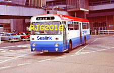 Original Kodak Bus slide RJG201G-East Kent-1201-AEC Swift 5P2R-Marshall-1980