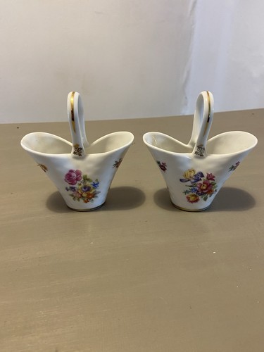 Vintage dresden porcelain - 2x,