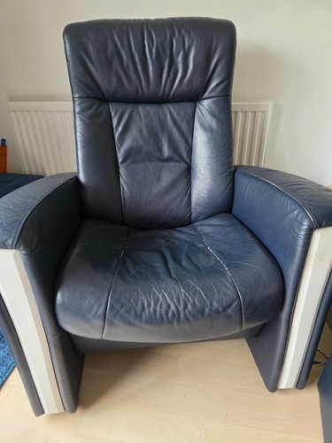 Leather piece suite recliner - piece,