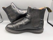 Dr Martens Graeme II Black Leather Chelsea Boots Size UK 6 Smooth Leather 