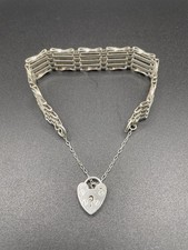 Vintage Sterling Silver 5 Bar