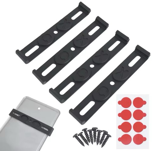 Frameless license plate frame - license,
