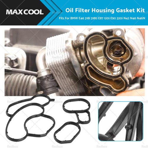 Oil filter housing gasket kit - filter,