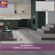 Grey Stone Marble Tile Effect