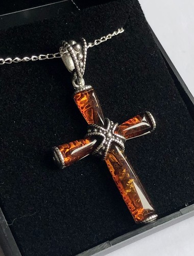 Sterling silver baltic amber - sterling,