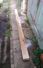 PAR english oak timber new heavy wood beams x2 at min 3m length 6x2" 150 x 50mm