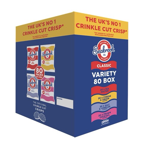 Seabrook crisps variety box - variety,