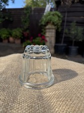 Vintage Pressed Glass Jelly Mould REGD No 699915 W.A. Bailey 1923 – Small Round