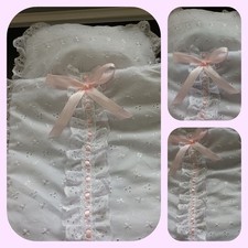 Hand made white embroidery