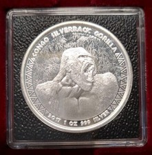 1 oz Silver Ag - Congo Congo -
