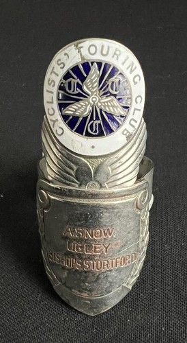 Cyclist touring club enamel - cyclist,