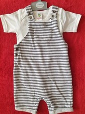 Baby Boys Dungarees And Vest