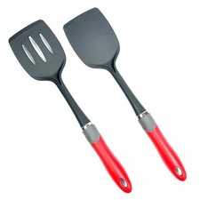 Chef Remi Kitchen Spatula Set- 2pcs | Non Stick Solid & Slotted Spatulas