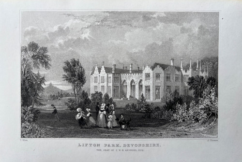 1831 antique print lifton - 1831,