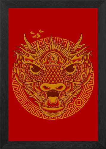 Chinese dragon head - dragon,