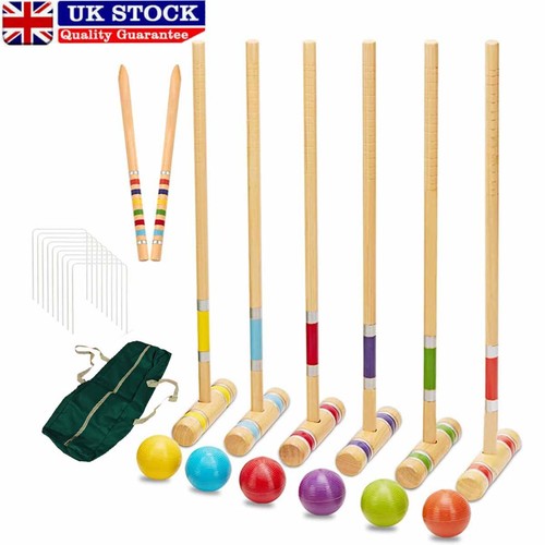 Six player croquet - croquet, 28"
