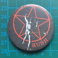 RUSH LARGE VINTAGE METAL PIN