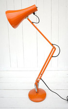 Vintage Herbert Terry Anglepoise 90 Desk Lamp - Orange
