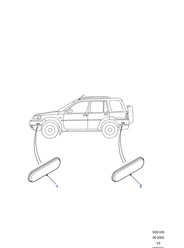 Land rover genuine lamp side - rover,