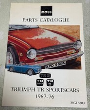 Catalog Triumph TR5 TR6 TR250