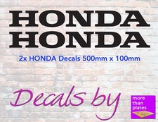 2x Honda Decals  50cm x 10cm