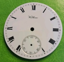 Waltham 42. 5mm Ceramic Pocket Watch Dial New Swiss Made.  #9