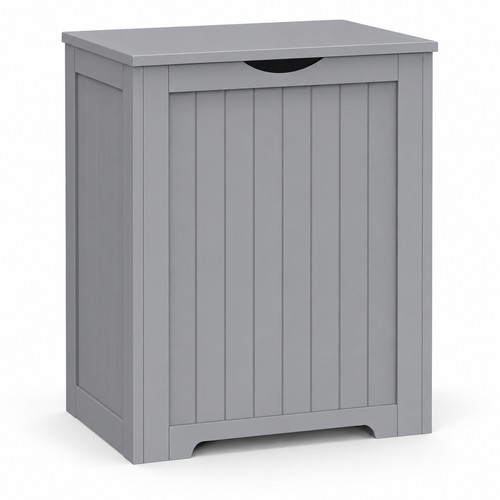 Large wooden laundry basket - large,