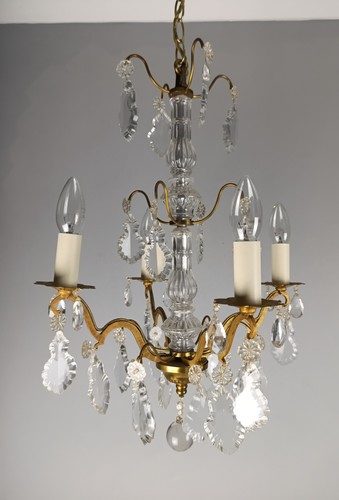 French gilded brass light - gilded,