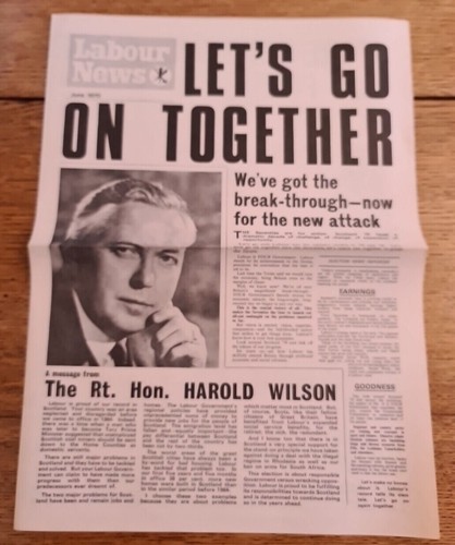 Labour news for 1970 election - labour,
